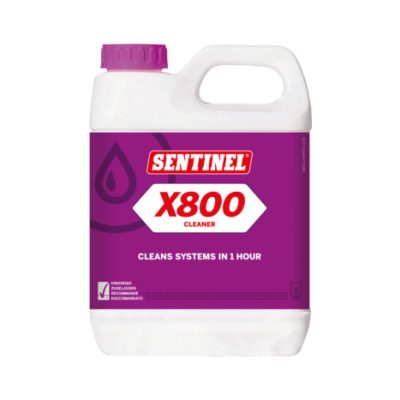 SENTINEL X800 GYORS tisztító, iszapeltávolító adalék fűtési rendszerekhez