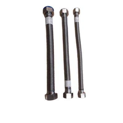 SPW FLEX inox nyújtható bordáscső vízre DN15 3/4" BB 80-160 cm