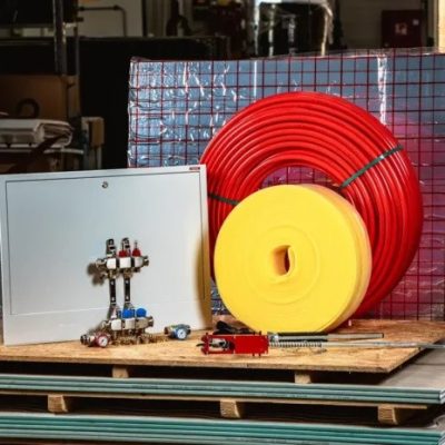 Tacker rendszerlemezes komplett padlófűtés rendszer 30 m2 felületre (17x2 padlófűtés csővel)