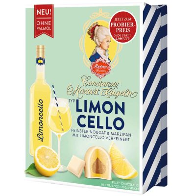 Reber Constanze Limoncellos-Marcipános golyók (6 db) 120g