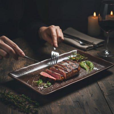 Tierra lapostányér, 27x16 cm, kemény porcelán