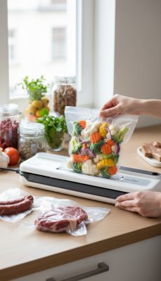 GrandCHEF Vákuumos fóliahegesztő, 110 W, 230 V