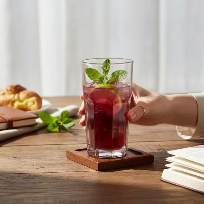 Medina Boros Cola pohár, 380 ml, üveg, 6 db-os csomag