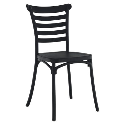 Rakásolható szék, fekete, SAVITO