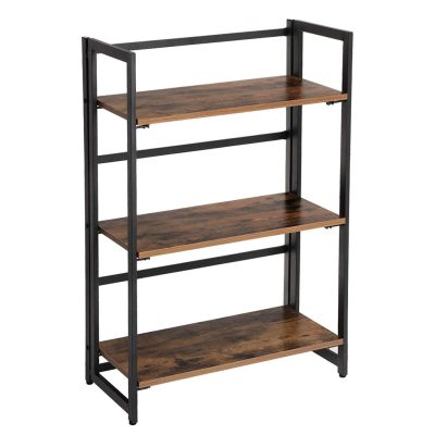 Rusztikus összecsukható tároló polc 60,2 x 30 x 92,8 cm