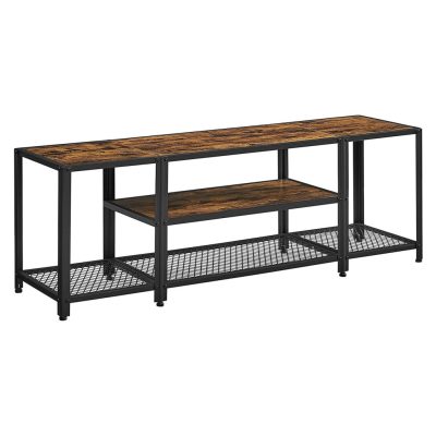 Tv-állvány nyitott tároló polccal 147 x 50 x 40 cm