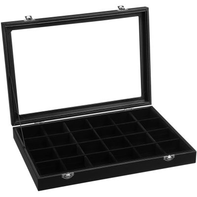 Ékszerdoboz, ékszertartó 24 rekesszel