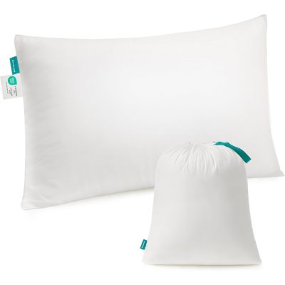 párna, 74 x 48 cm, tárolótáskával, felhőfehér