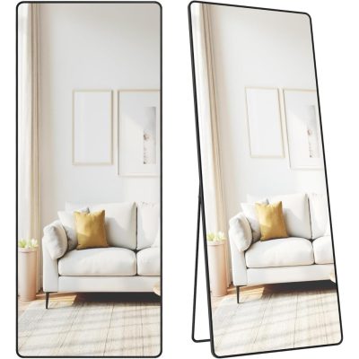 állótükör, 165 x 60 cm, fekete