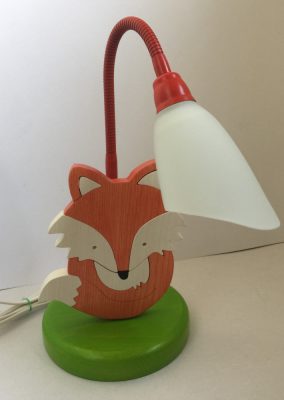 Róka asztali lámpa - SZÉPSÉGHIBÁS !