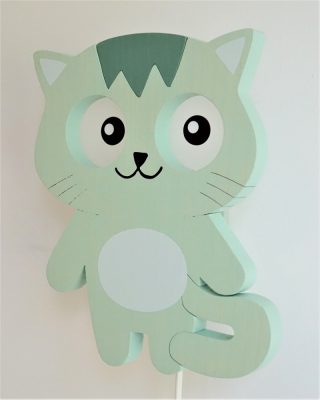 Cicás fali lámpa, TIGRIS , zöld