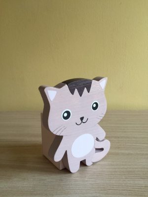 Cica ceruzatartó, lila