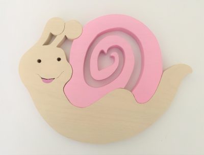 Csiga fali lámpa , málna