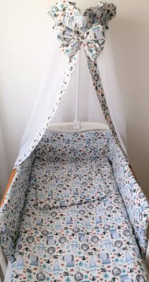 4 részes babaágynemű szett - Dzsungel csapat, szürke