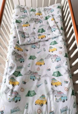 2 részes babaágynemű szett - Nyári tábor