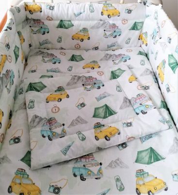 3 részes babaágynemű szett - Nyári tábor