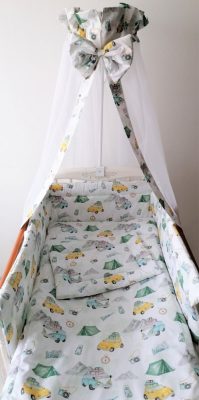 4 részes babaágynemű szett - Nyári tábor