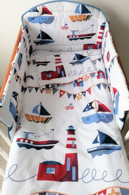 3 részes babaágynemű szett - Tenger zamata