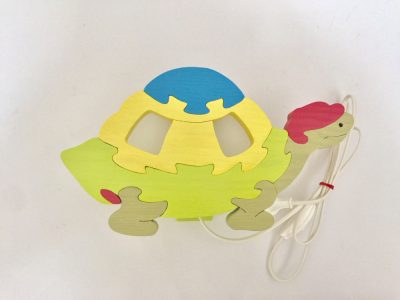 Teknős fali lámpa , kék - pasztell