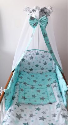 4 részes babaágynemű szett - GEO STAR - MENTA