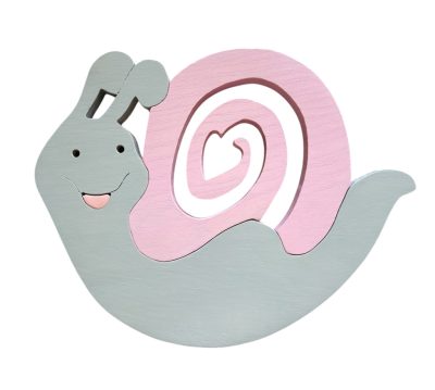 Csiga fali lámpa ,szürke-puncs