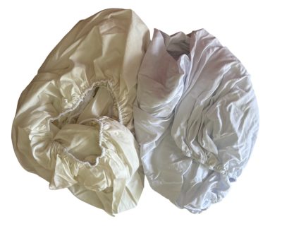 Bézs gumis lepedő 40x90 és 50x90 cm-es 