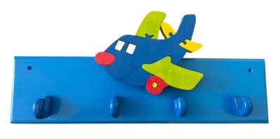 4 akasztós fa gyermekfogas repülő dísszel