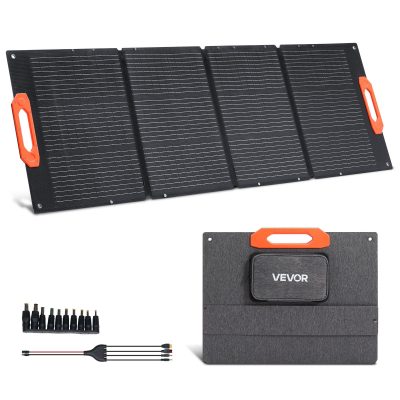 monokristályos napelemek 150 W-os összecsukható, hordozható ETFE mono napelem töltő MC4 kimenettel, C típusú, QC3.0 USB és DC portokkal, IP67 vízállósággal erőművekhez, kempingezéshez és túrázáshoz