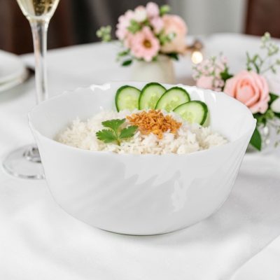 Everett salátástál 22,5 cm 2 literes - edzett opál üveg