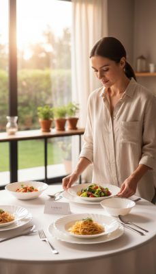 Everett 18 részes kerek étkészlet, edzett opál üveg