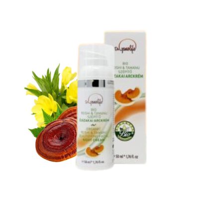 Bio reishi & tamanu szépítő éjszakai arckrém
