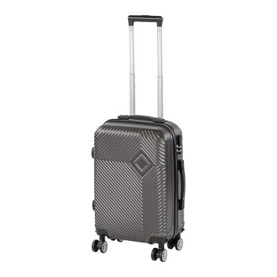 TraveLux Pro kabinbőrönd keményfedeles levehető kerékkel 55x40x20 cm szürke
