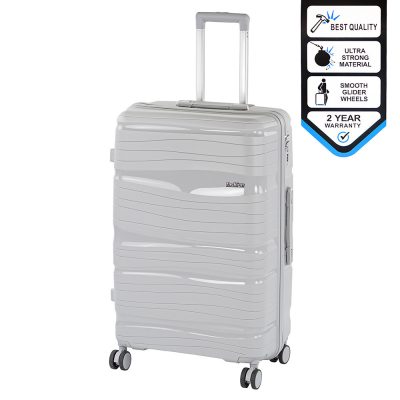 TraveLux Voyager nagy bőrönd keményfedeles 76x50x29 cm szürke