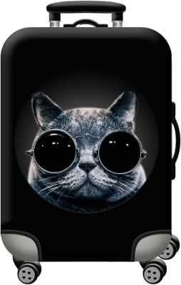 Hipszter macska L prémium bőröndhuzat