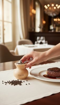 Boogie Borsőrlő, natúr, 7 cm, de Buyer