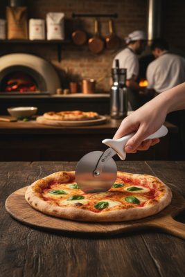 Pizzaszeletelő kerék 10 cm-es átmérő - de Buyer