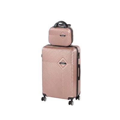 TraveLux Pro V gurulós bőrönd szett rosegold