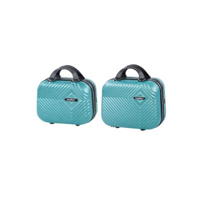 TraveLux Pro II bőrönd szett lagúnakék