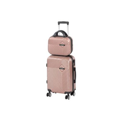 TraveLux Pro III gurulós bőrönd szett rosegold
