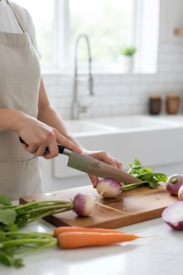 Lion Sabatier Idéal Chef kés 15 cm-es penge – POM Markolattal és Rozsdamentes Szegecsekkel
