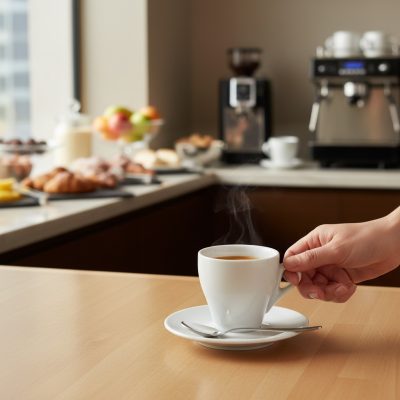 Rome kávéscsésze, 75 ml-es, 6 db-os csomag, fehér porcelán