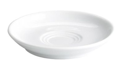 Iris tripla mélyedéses csészealj, 6 db-os csomag, 14 cm-es sorolható porcelán