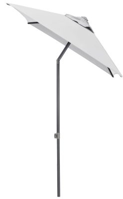 Kettler EASY PUSH napernyő 150×210 cm – UV 50+, vízálló, világosszürke