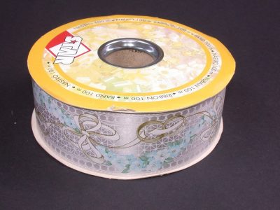 Esküvői szalag 50 mm / 100 m ezüst