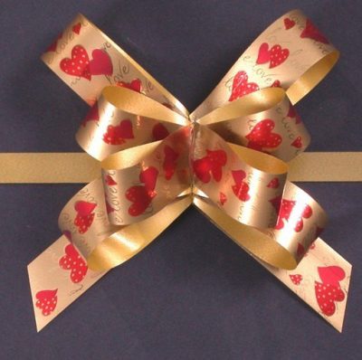 Masni mintás 19 mm 20 db/csomag arany szív