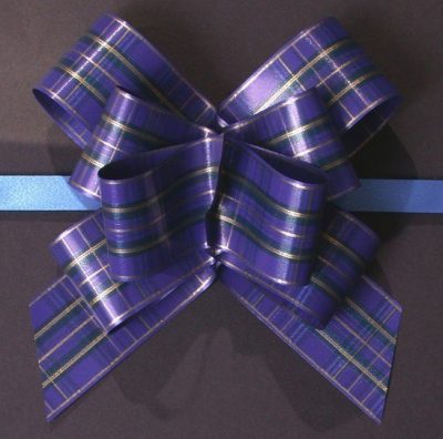 Masni mintás 31mm széles 20 db / csomag skót kék