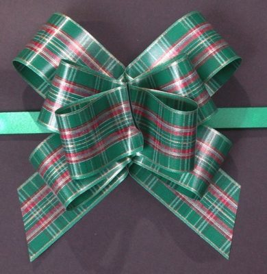 Masni mintás 31mm széles 20 db / csomag skót zöld