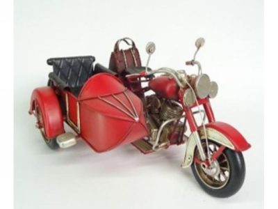 Oldalkocsis motorkerékpár fém makett 515312