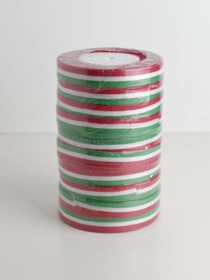 Szatén textil szalag 15 mm/22,5 m Nemzeti színű