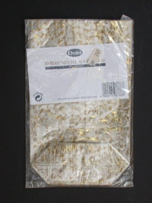 Talpas tasak 115x190 mm 10 db arany csillagokkal